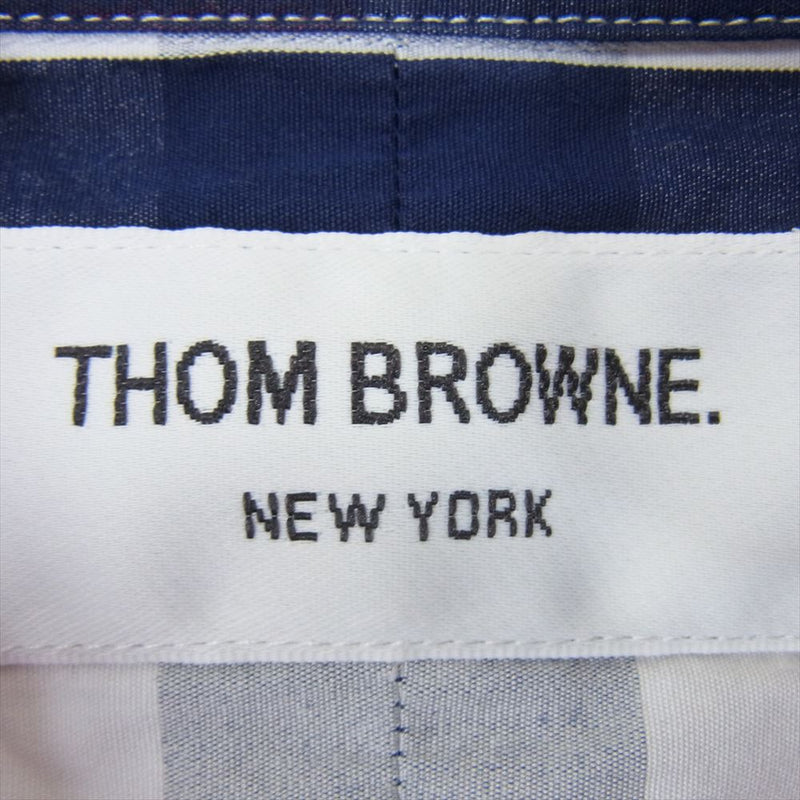 THOM BROWNE トムブラウン チェック 長袖 シャツ 1【中古】