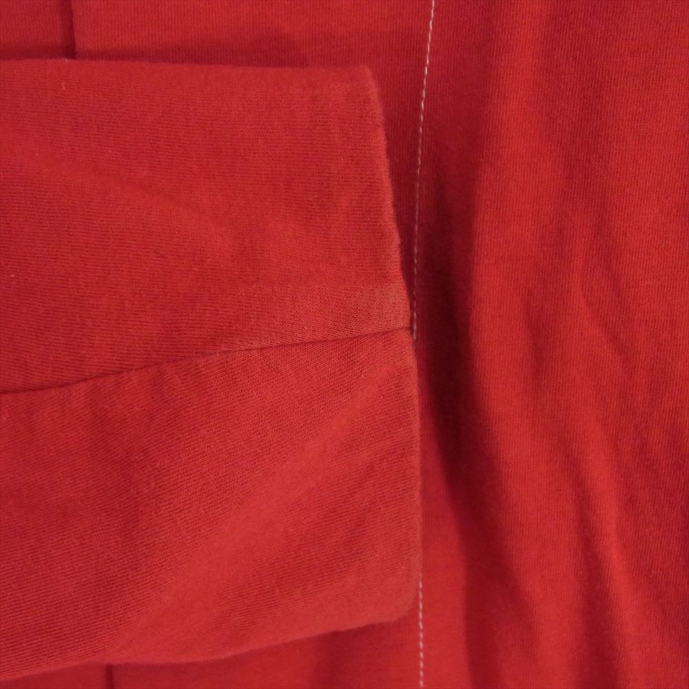 COMME des GARCONS HOMME コムデギャルソンオム AD2010 HG-J049 リバーシブル ステッチ カバーオール ジャケット レッド系 エンジ系 S【中古】