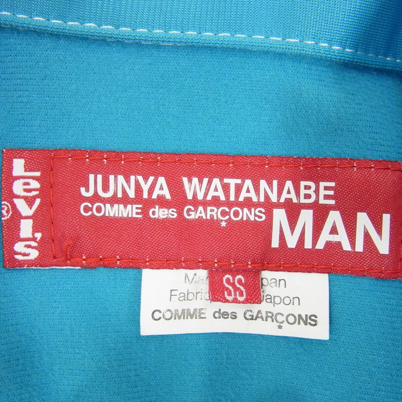 JUNYA WATANABE COMME des GARCONS MAN ジュンヤワタナベコムデギャルソンマン AD2006 WS-J201 LEVI'S リーバイス trucker jacket ジャージ トラッカージャケット ブルー系 SS【中古】