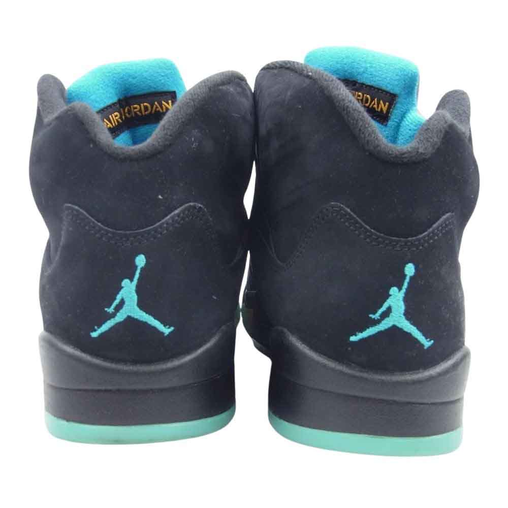 NIKE ナイキ DD0587-047 Air Jordan 5 エアジョーダン Aqua アクア ハイカット スニーカー ブラック系 28cm【中古】