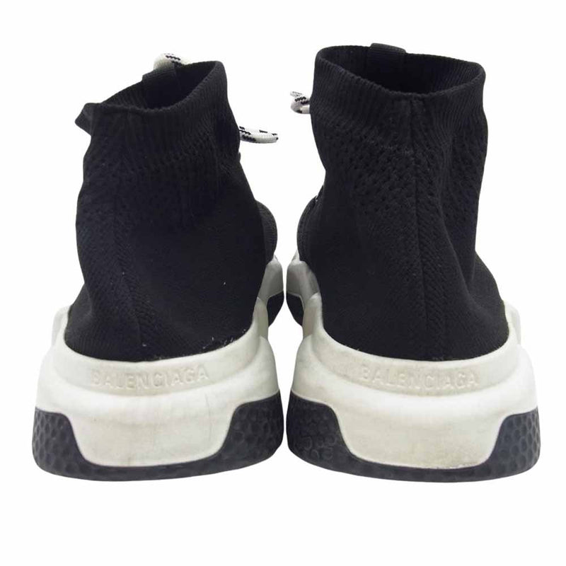 BALENCIAGA バレンシアガ SPEED TRAINER スピード トレーナー ソックス レースアップ スニーカー ブラック系 27.5cm【中古】