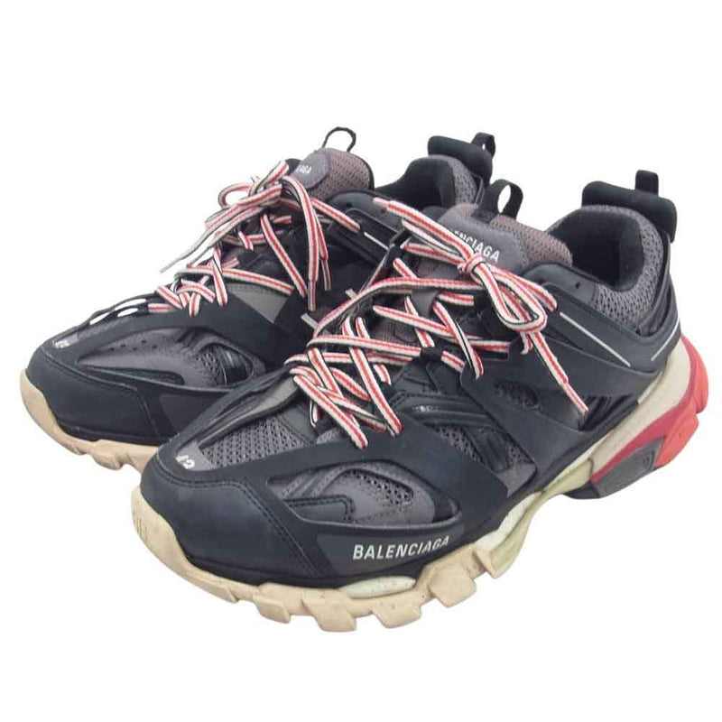 BALENCIAGA バレンシアガ 542023 TRACK TRAINERS トラック スニーカー ブラック系 グレー系 43【中古】