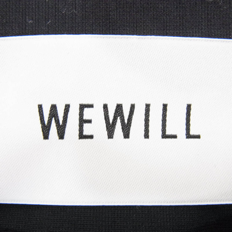 WEWILL ウィーウィル W-000-8011 TRICOT T-SHIRT トリコット 無地 半袖 Tシャツ ネイビー系 2【中古】