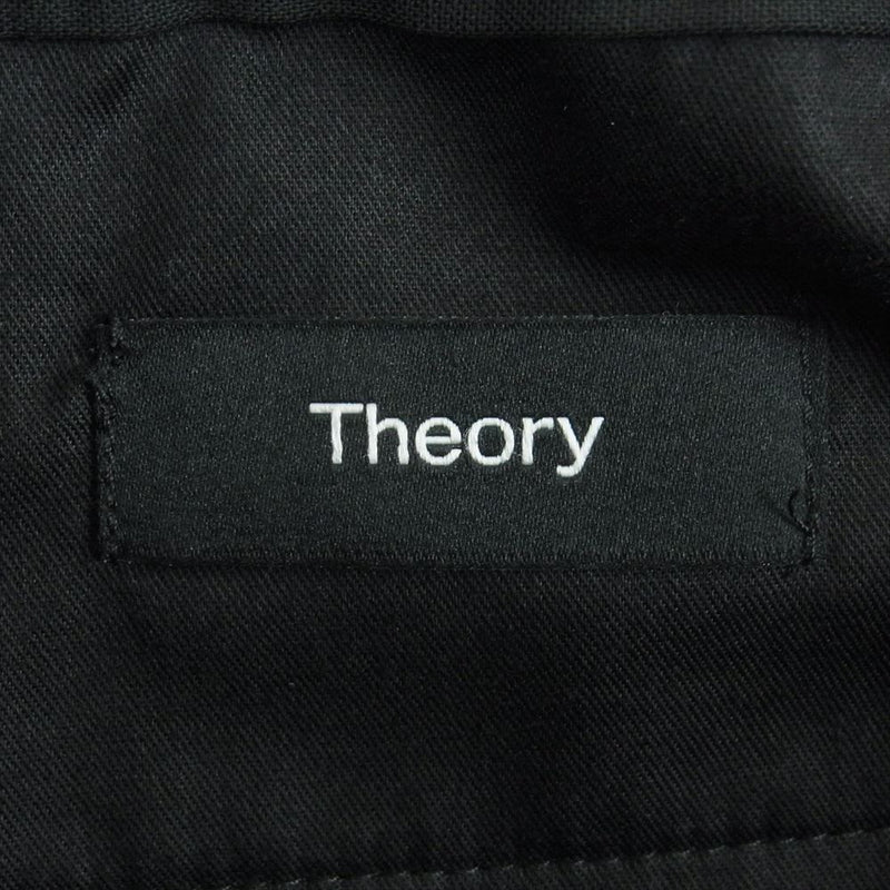 theory セオリー イージー テーパード パンツ スラックス ウール 中国製 ブラック系 28【中古】