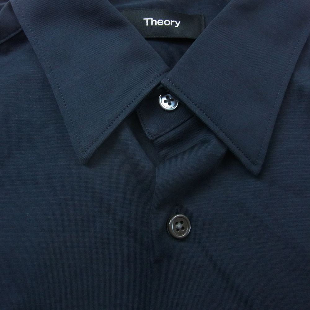 theory セオリー Structure Knit Sylvain ND A ニット 長袖 シャツ ネイビー系 XS【中古】