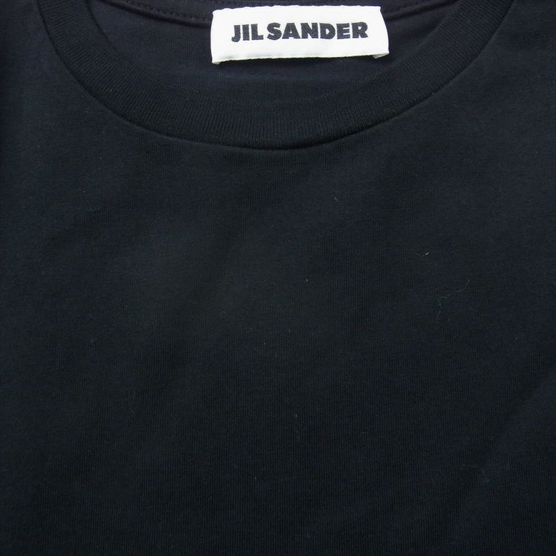 JIL SANDER ジルサンダー 24SS J21GC0002 クルーネック 半袖 Tシャツ ブラック系 XS【中古】