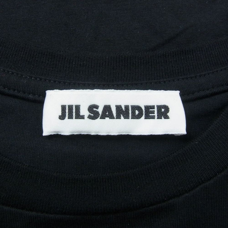 JIL SANDER ジルサンダー 24SS J21GC0002 クルーネック 半袖 Tシャツ ブラック系 XS【中古】