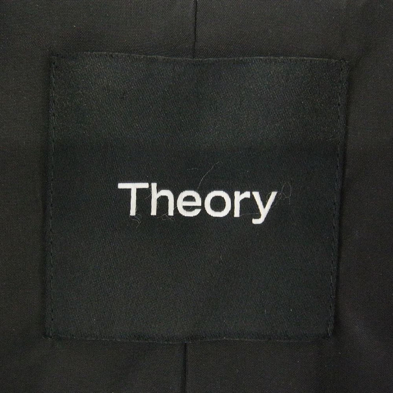 theory セオリー 02-3360001-050-900 ラム レザー シングル ライダース ジャケット ブラック系 XS【中古】