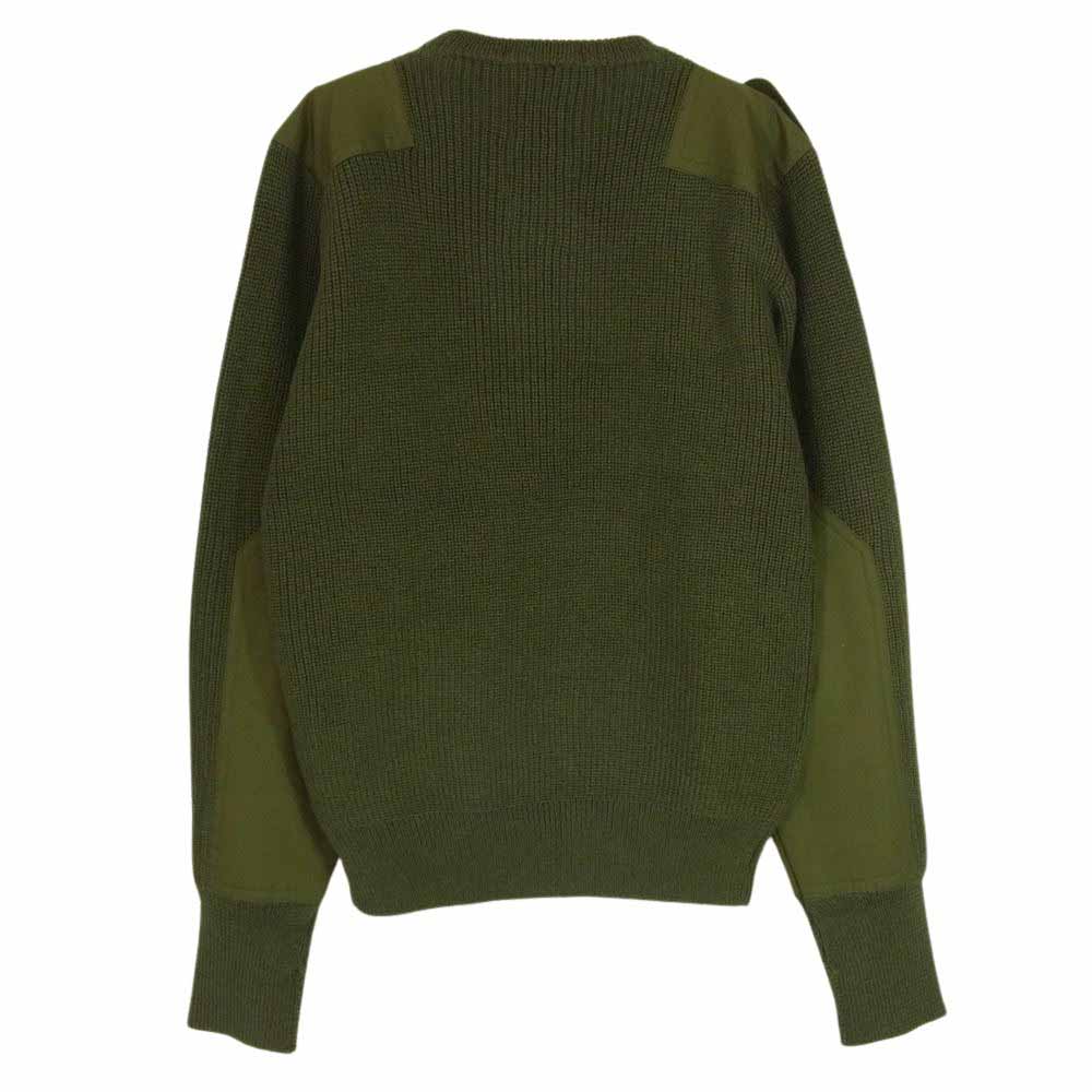 HOUSTON ヒューストン 21720 VENTILE ジャーマン WATER REPELLENT コマンド セーター ミリタリー カーキ系 M【美品】【中古】