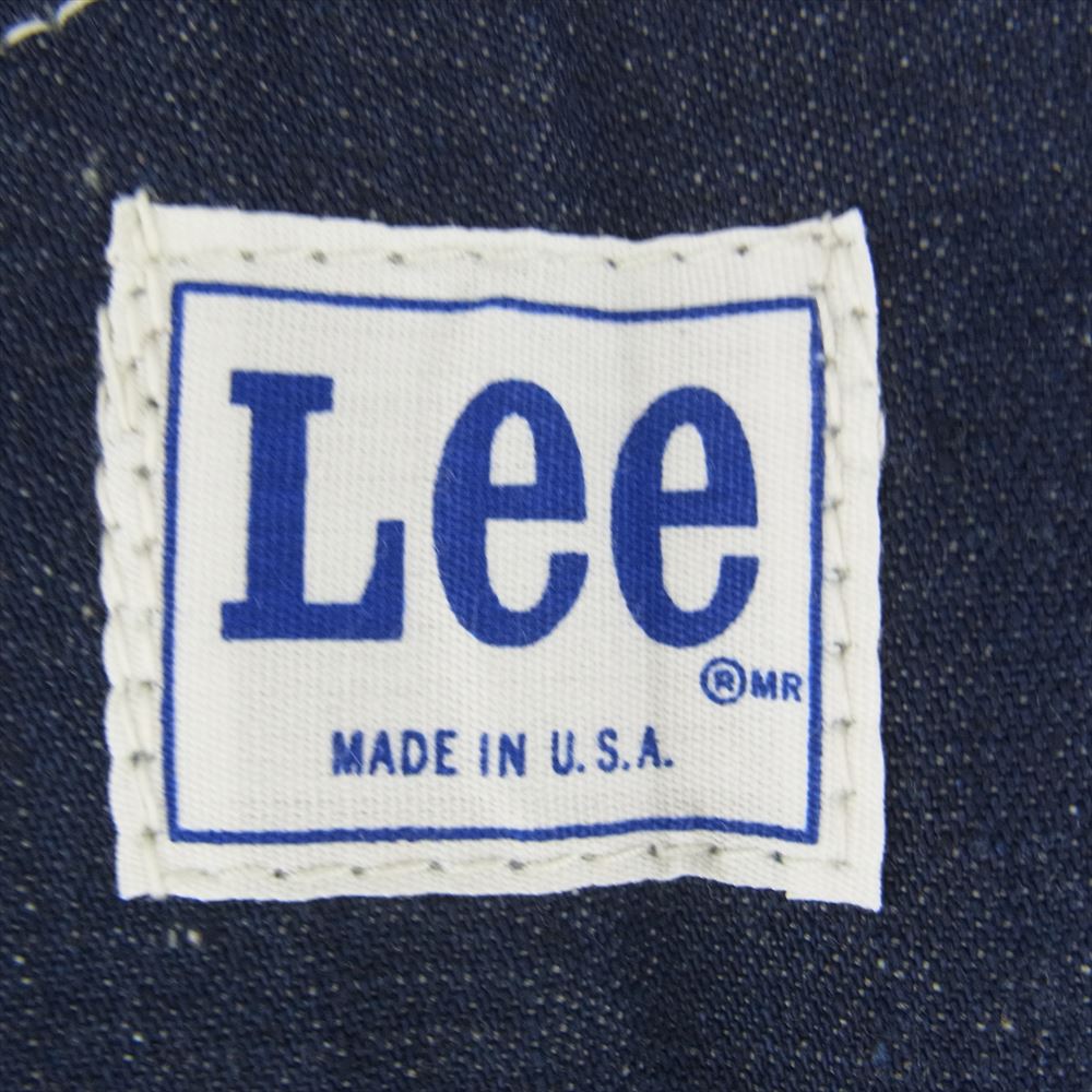 Lee リー 046-4041 USA製 70s DEADSTOCK デットストック デニム オーバーオール インディゴブルー系 29×34【中古】