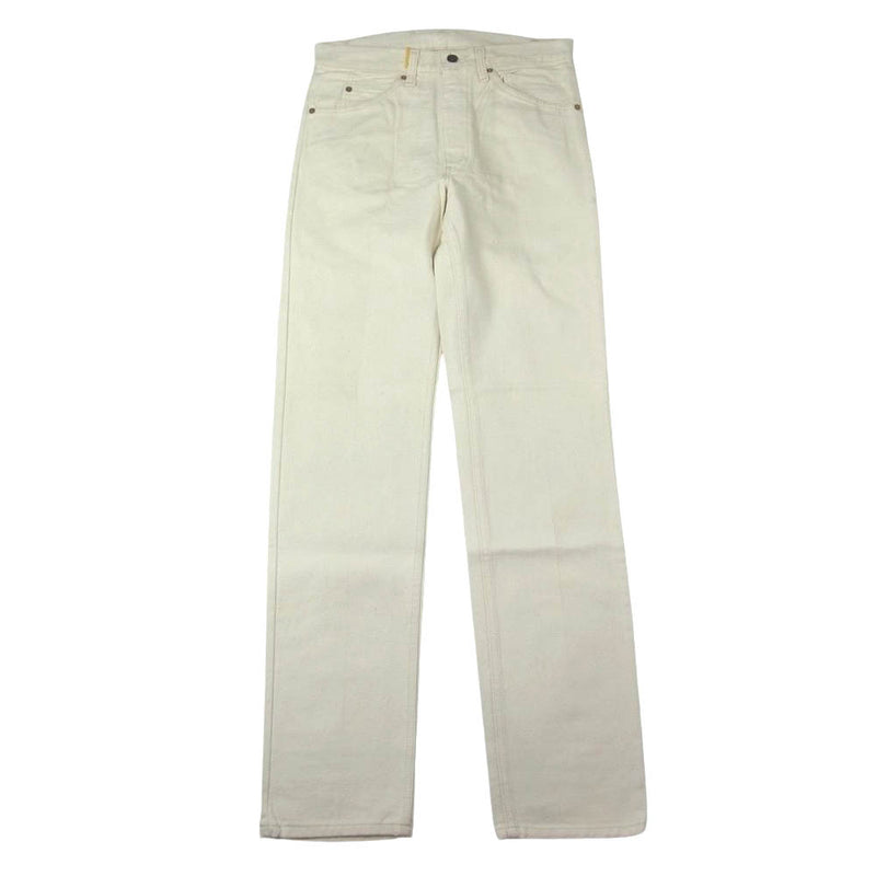 Levi's リーバイス 40505-0552 USA製 80s TALON42 ジッパー ボタン裏刻印515 ホワイト デニム パンツ オフホワイト系 W32【中古】