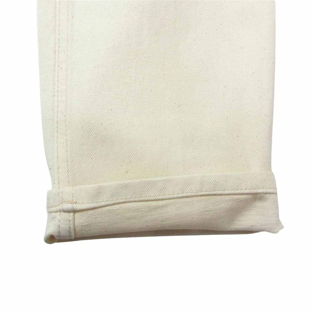 Levi's リーバイス 40505-0552 USA製 80s TALON42 ジッパー ボタン裏刻印515 ホワイト デニム パンツ オフホワイト系 W32【中古】