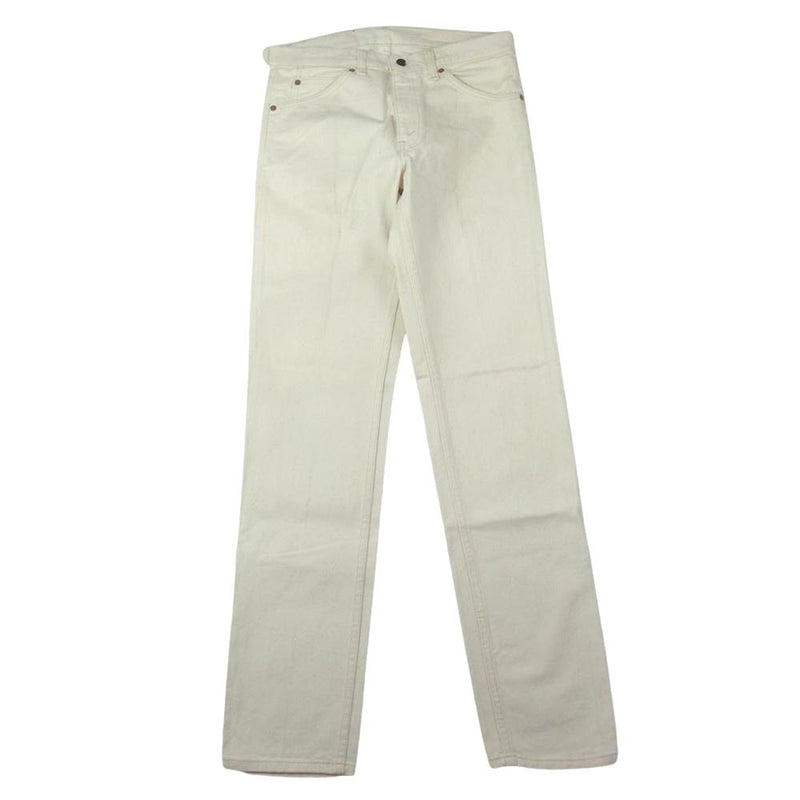 Levi's リーバイス 40505-0552 USA製 80s TALON42 ジッパー ボタン裏刻印515 ホワイト デニム パンツ オフホワイト系 W31【中古】