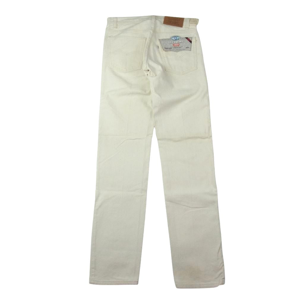 Levi's リーバイス 40505-0552 USA製 80s TALON42 ジッパー ボタン裏刻印515 ホワイト デニム パンツ オフホワイト系 W31【中古】