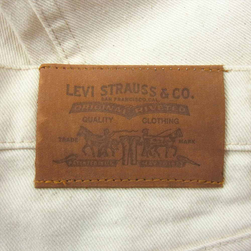 Levi's リーバイス 40505-0552 USA製 80s TALON42 ジッパー ボタン裏刻印515 ホワイト デニム パンツ オフホワイト系 W31【中古】