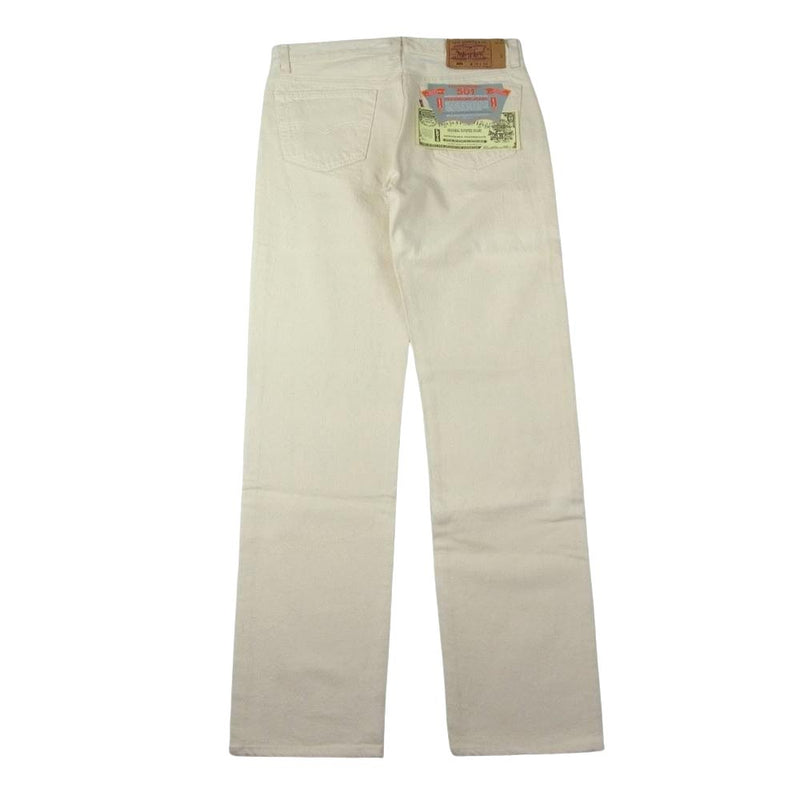 Levi's リーバイス 501-0652 USA製 90s 501 ホワイト デニム パンツ W34 オフホワイト系 34【中古】