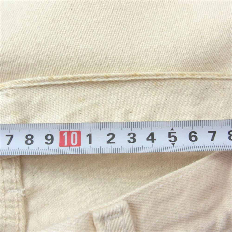 Levi's リーバイス 501-0652 USA製 90s 501 ホワイト デニム パンツ W34 オフホワイト系 34【中古】