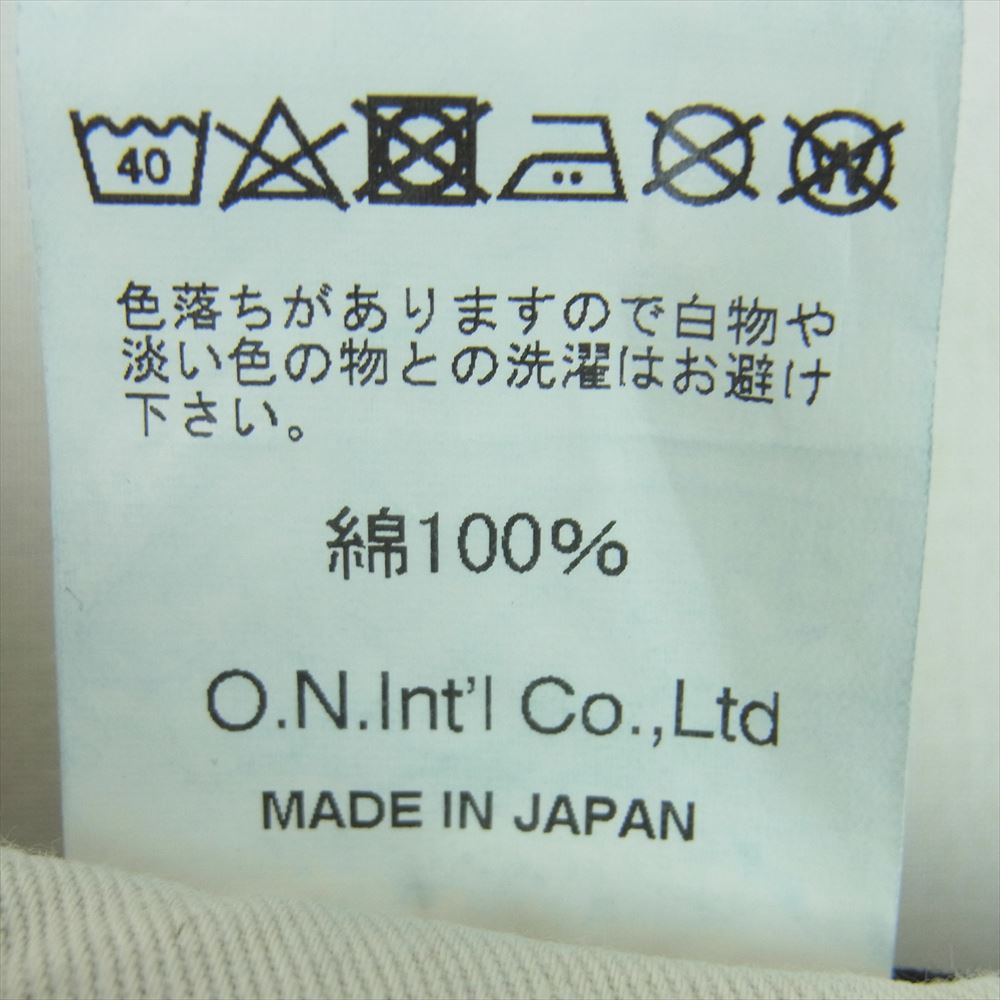 ONI DENIM 鬼デニム ONI-266 15oz Low Tension Denim Relax Straight ローテンション デニム リラックス ストレート パンツ インディゴブルー系 30【極上美品】【中古】