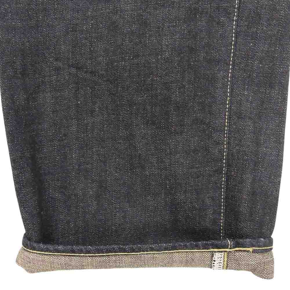 ONI DENIM 鬼デニム ONI200-14KBE 初代鬼デニム 14oz 緯糸ベージュ ワイドストレート インディゴブルー系 34【極上美品】【中古】