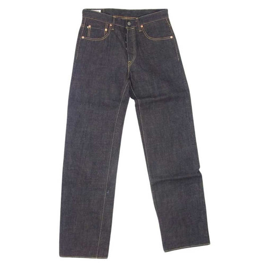 ONI DENIM 鬼デニム ONI200-14KBE 初代鬼デニム 14oz 緯糸ベージュ ワイドストレート インディゴブルー系 31【極上美品】【中古】