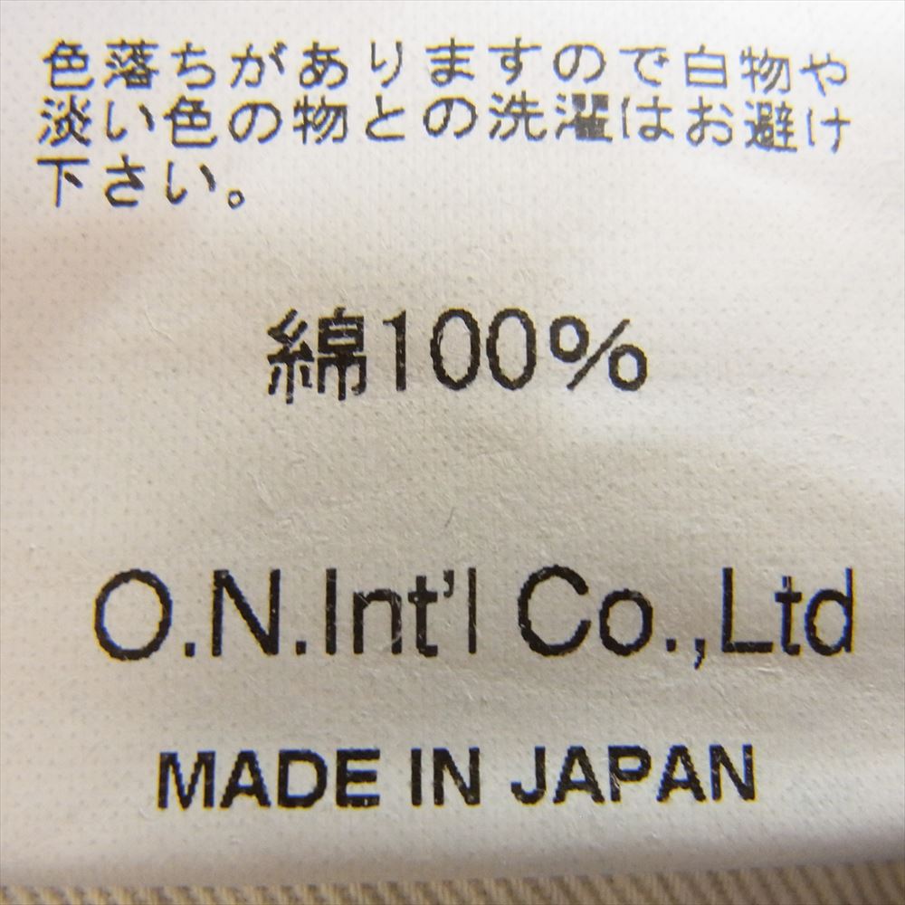 ONI DENIM 鬼デニム ONI200-14KBE 初代鬼デニム 14oz 緯糸ベージュ ワイドストレート インディゴブルー系 31【極上美品】【中古】