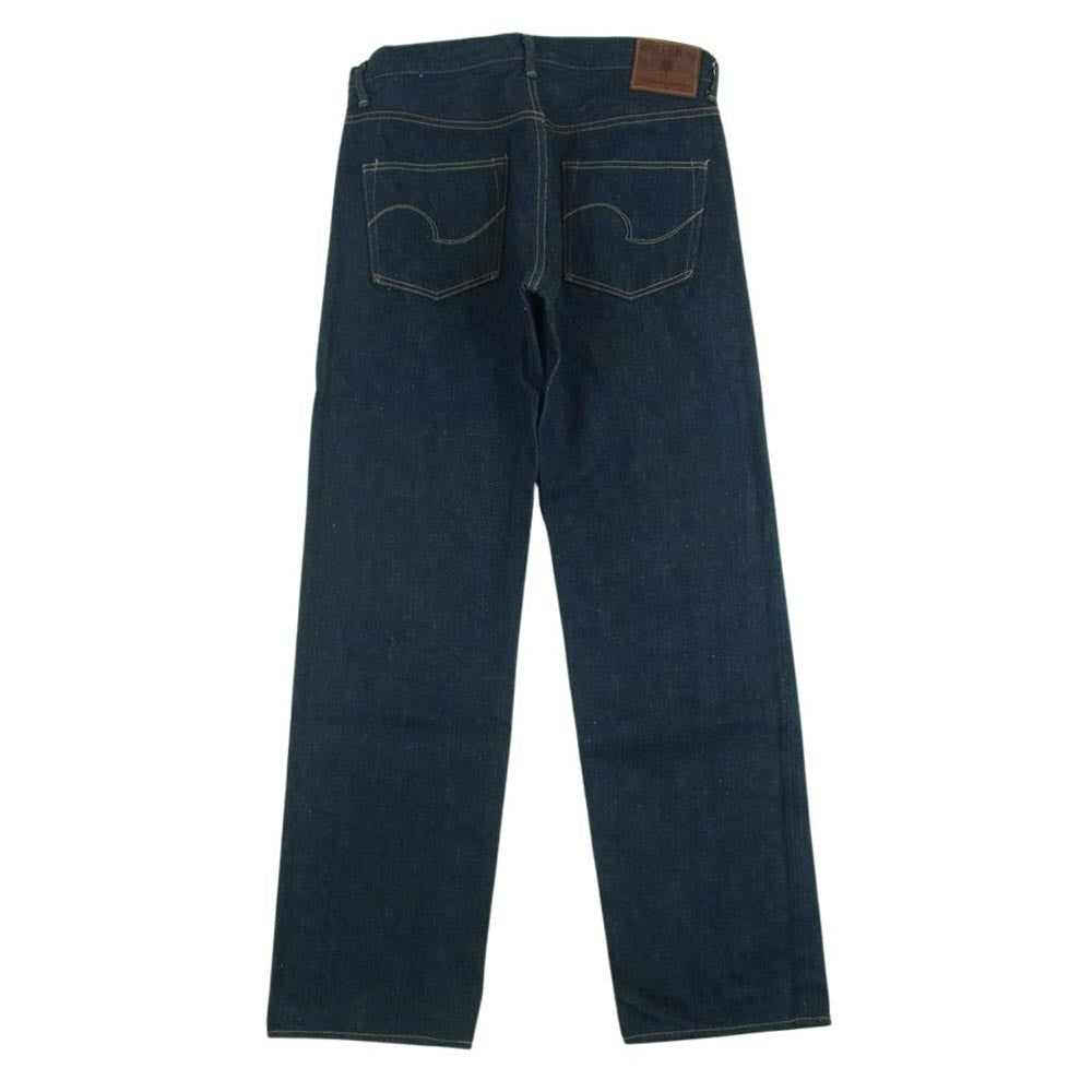 ONI DENIM 鬼デニム ONI-266ZR-ECRU 20oz 緯糸エクリュ シークレット リラックス ストレート デニム パンツ インディゴブルー系 34【極上美品】【中古】