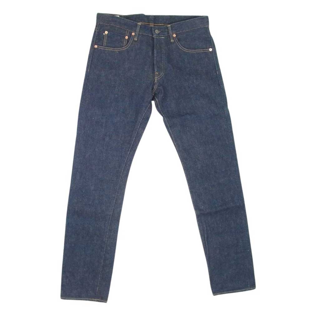 ONI DENIM 鬼デニム ONI-544ZR 20oz シークレット  デニム スタイリッシュ テーパード ジーンズ インディゴブルー系 33【極上美品】【中古】