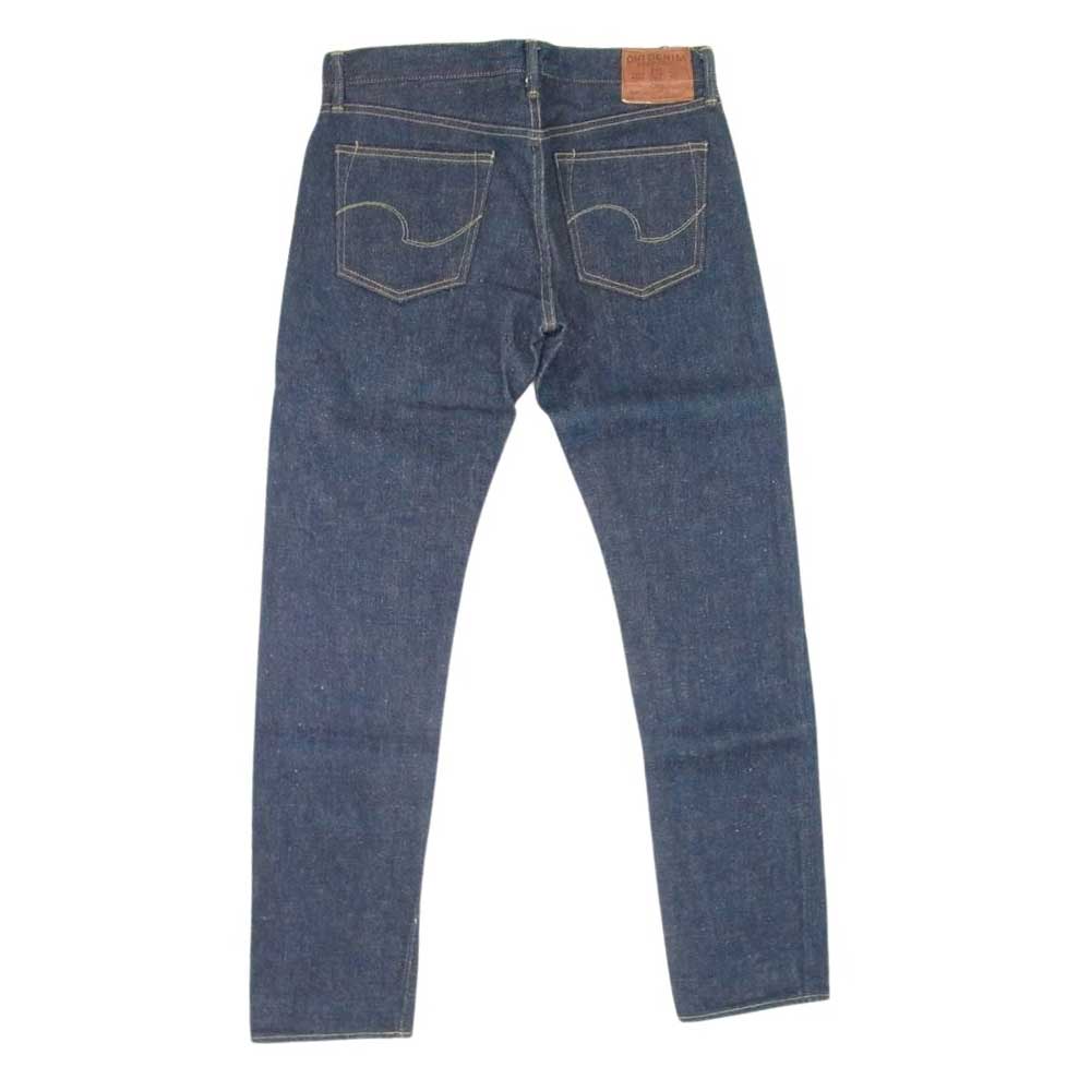 ONI DENIM 鬼デニム ONI-544ZR 20oz シークレット  デニム スタイリッシュ テーパード ジーンズ インディゴブルー系 33【極上美品】【中古】