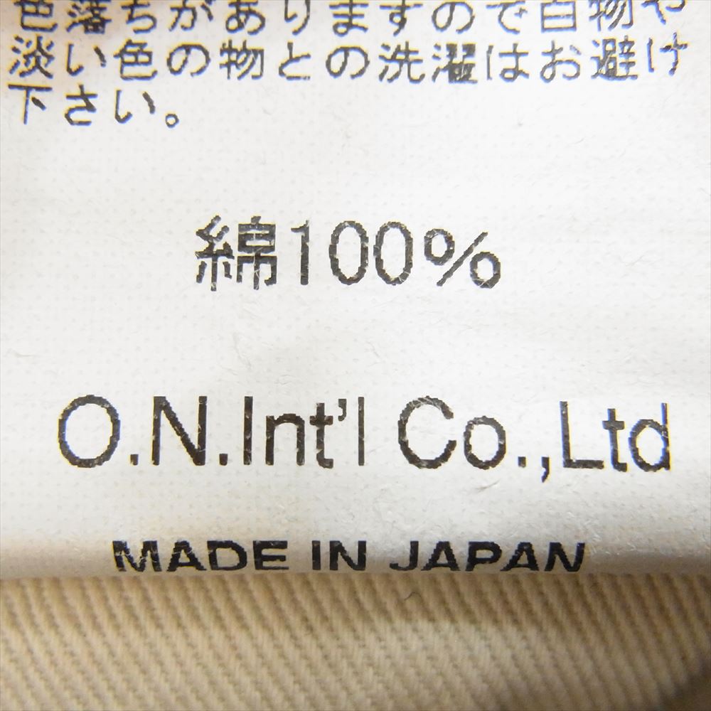 ONI DENIM 鬼デニム ONI-544ZR 20oz シークレット  デニム スタイリッシュ テーパード ジーンズ インディゴブルー系 33【極上美品】【中古】