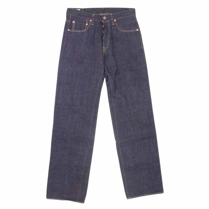 ONI DENIM 鬼デニム ONI-200 Wide Straight 15oz Low Tension Denim 15オンス ローテンション ワイド ストレート デニム パンツ インディゴブルー系 31【極上美品】【中古】