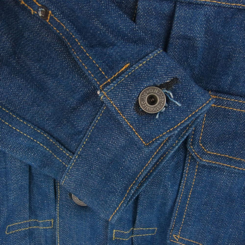 ONI DENIM 鬼デニム ONI-02516P-OFBD 13.7oz 2nd タイプ オールド フェード ブルー デニム ジャケット 40【極上美品】【中古】