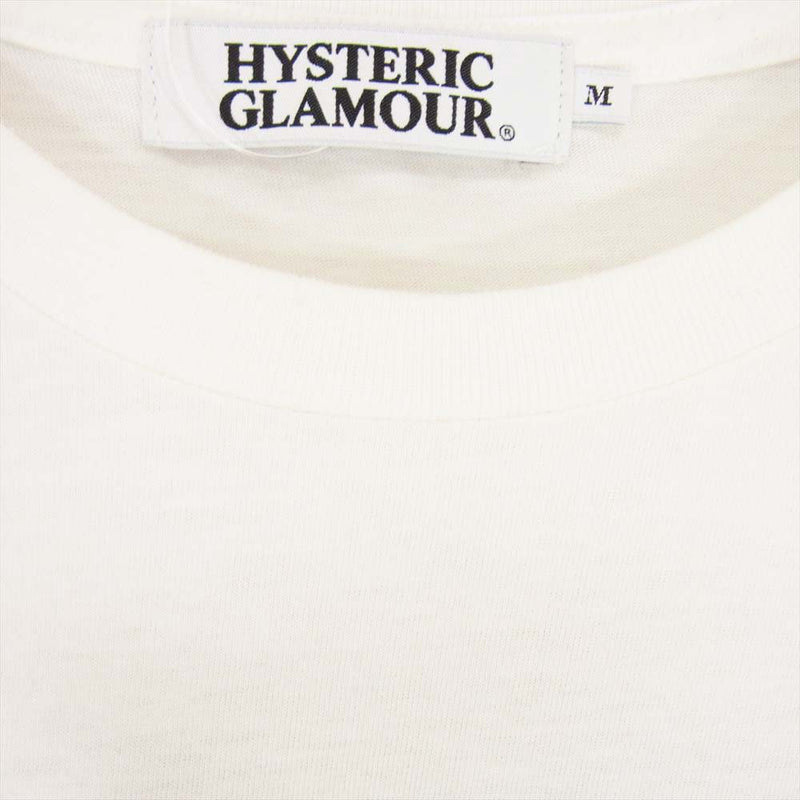 HYSTERIC GLAMOUR ヒステリックグラマー 0213CT19 ガールプリント 半袖 Tシャツ カットソー ホワイト系 M【中古】