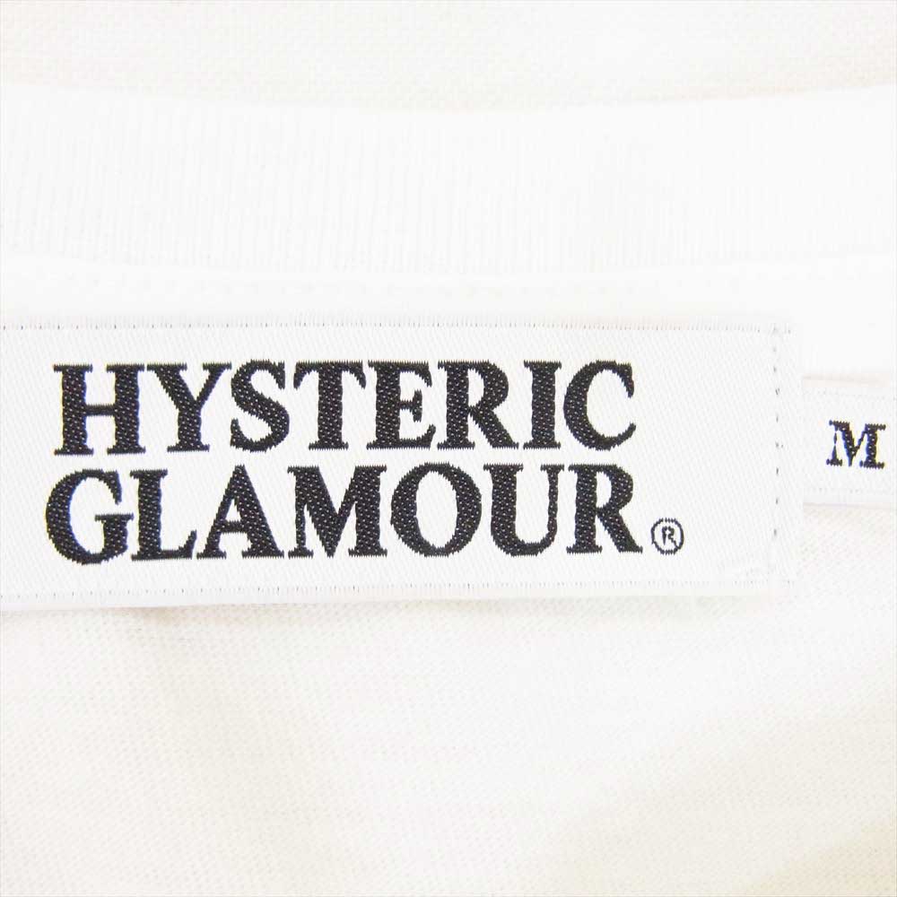 HYSTERIC GLAMOUR ヒステリックグラマー 0213CT19 ガールプリント 半袖 Tシャツ カットソー ホワイト系 M【中古】