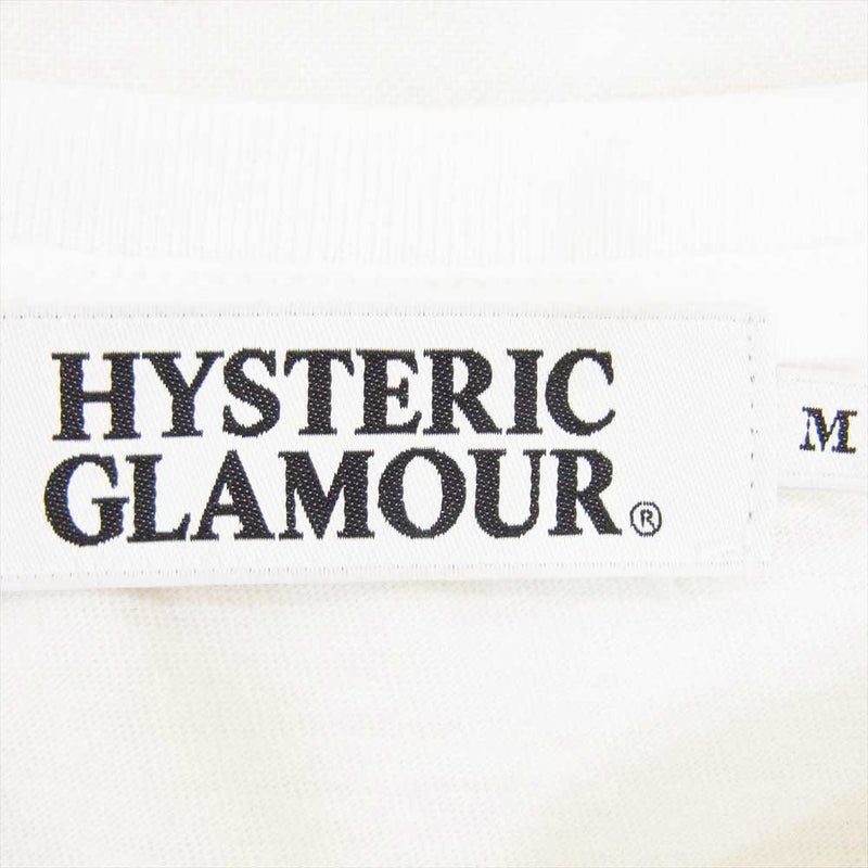 HYSTERIC GLAMOUR ヒステリックグラマー 0213CT19 ガールプリント 半袖 Tシャツ カットソー ホワイト系 M【中古】