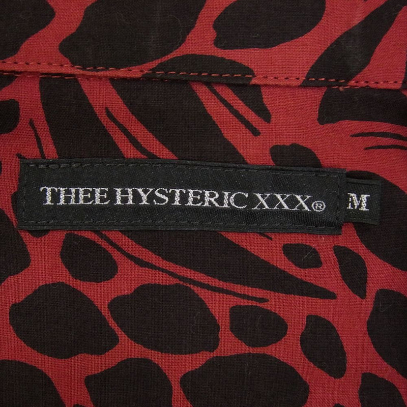 HYSTERIC GLAMOUR ヒステリックグラマー 0602AH1 レオパード総柄 長袖 シャツ M【中古】