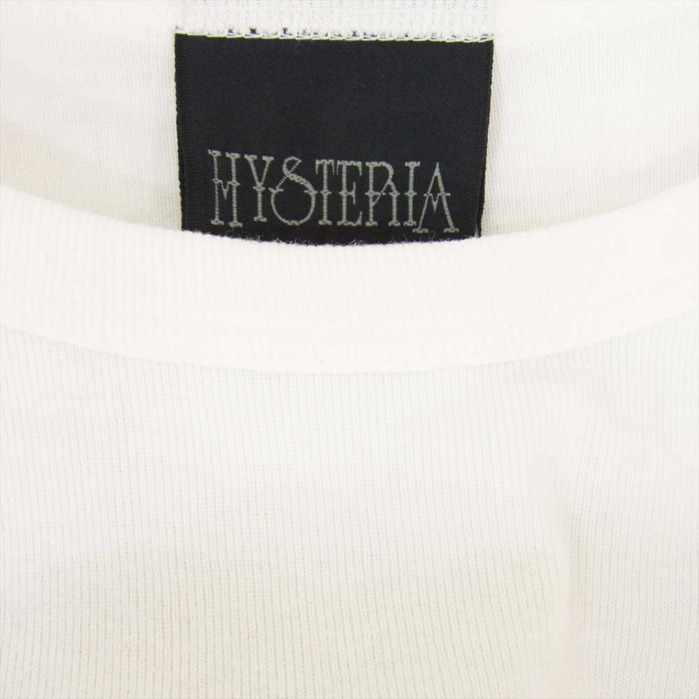 HYSTERIC GLAMOUR ヒステリックグラマー 5CT-0011 MYSTERIA ミステリア ガールプリント 半袖 Tシャツ ホワイト系 S【中古】