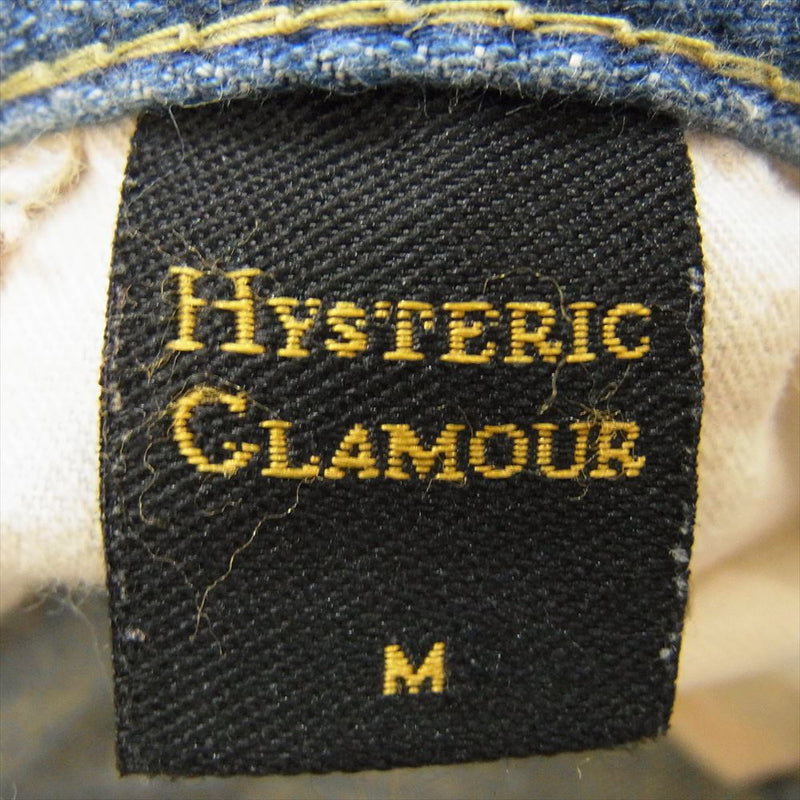 HYSTERIC GLAMOUR ヒステリックグラマー 2AP-6484 スタッズ ダメージ デニム パンツ インディゴブルー系 M【中古】