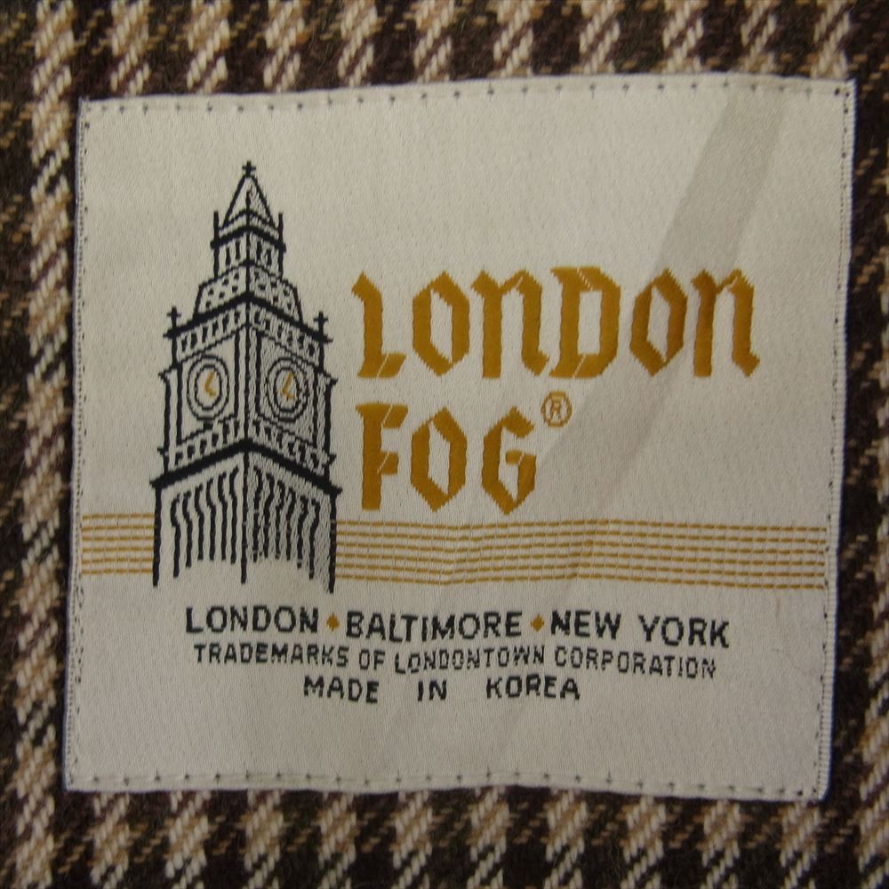 LONDON FOG ロンドンフォグ ヴィンテージ ライナー付き トレンチ コート ブラウン系 12【中古】