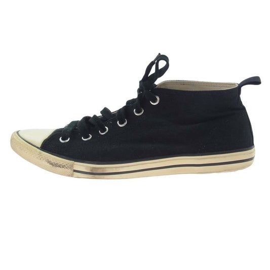 COMME des GARCONS HOMME PLUS コムデギャルソンオムプリュス ポインテッドトゥ ハイカット スニーカー ブラック系 26.0cm【中古】