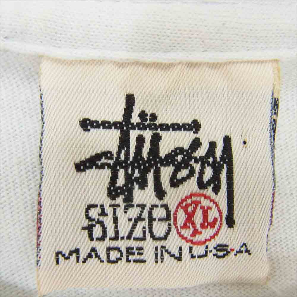 STUSSY ステューシー 90s 白タグ USA製 STUSSY SPORT 半袖 Tシャツ