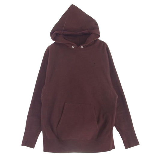 ATON エイトン 6809392 NATURAL DYE URAKE HOODIE ナチュラルダイ フーディー パーカー ブラウン系 04【中古】
