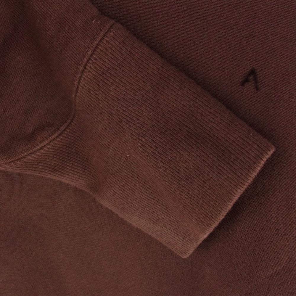 ATON エイトン 6809392 NATURAL DYE URAKE HOODIE ナチュラルダイ フーディー パーカー ブラウン系 04【中古】