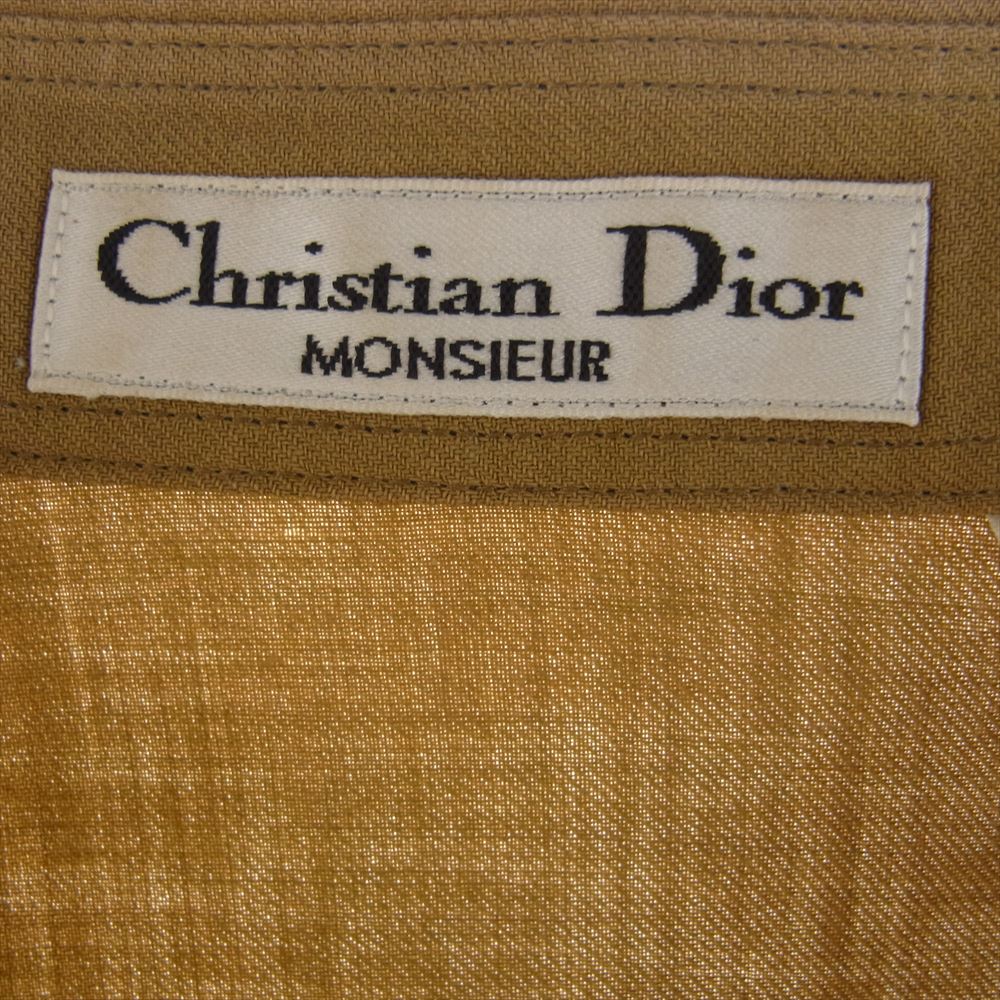 Dior ディオール Christian Dior MONSIEUR エポーレット 比翼 長袖 シャツ カーキ系 L【中古】