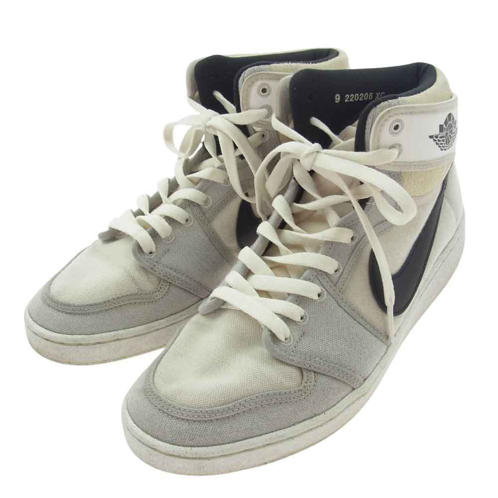 NIKE ナイキ DO5047-100 エアジョーダン1 KO  グレーフォグ Air Jordan 1 KO Grey Fog ハイカット スニーカー グレー系 ホワイト系 27cm【中古】