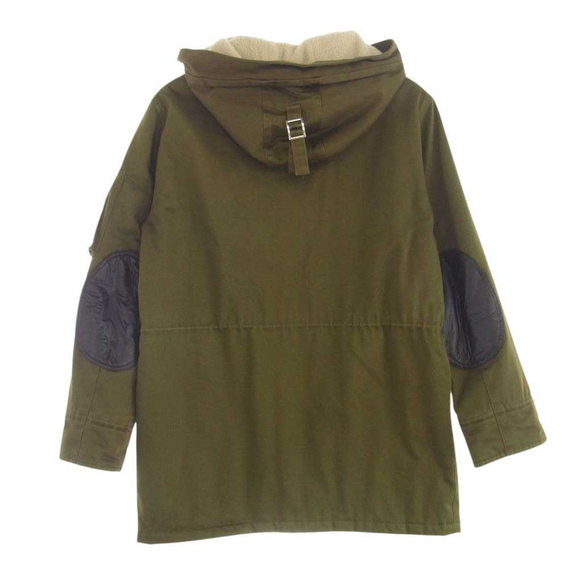 A.P.C. アーペーセー 1AC0031-H02031-12H N-3Bタイプ ファーフード付き モッズコート カーキ系 XS【中古】