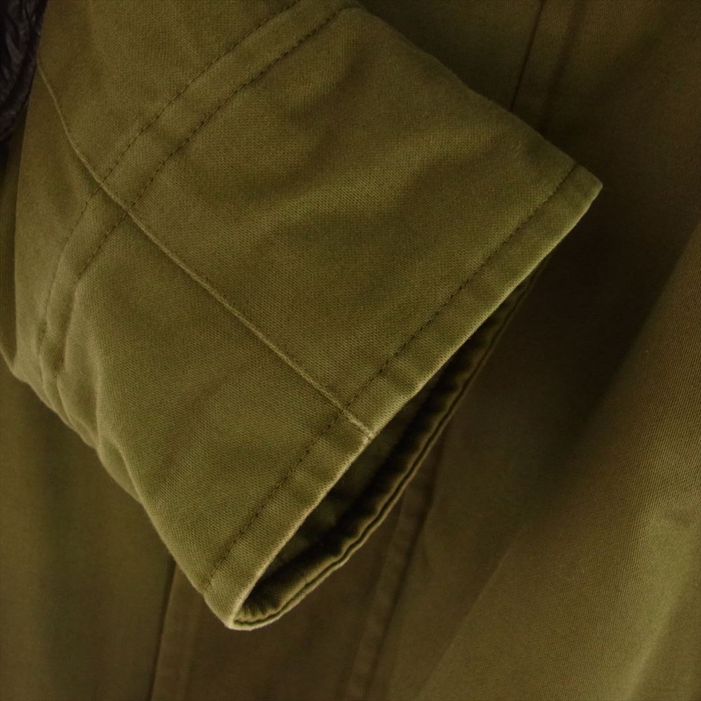 A.P.C. アーペーセー 1AC0031-H02031-12H N-3Bタイプ ファーフード付き モッズコート カーキ系 XS【中古】