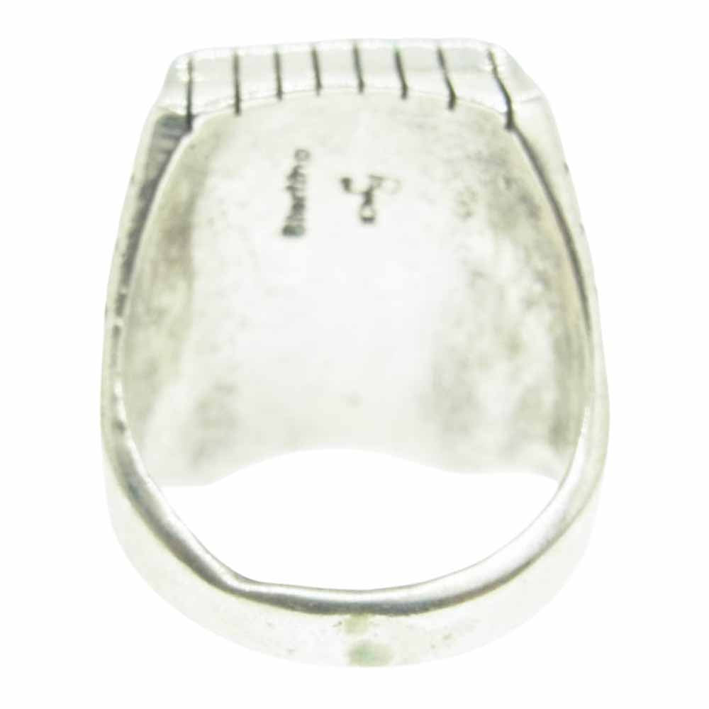 ズニ族 アーティスト 作者不明  インレイ リング シルバー系【中古】