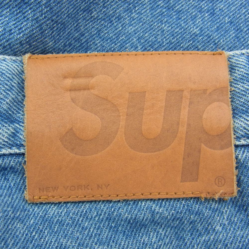 Supreme シュプリーム 21SS Handstyle Denim Painter Short ハンドスタイル デニム ペインター ショーツ ショートパンツ 34【中古】