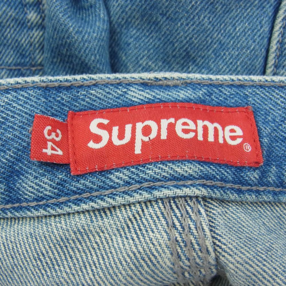 Supreme シュプリーム 21SS Handstyle Denim Painter Short ハンドスタイル デニム ペインター ショーツ ショートパンツ 34【中古】