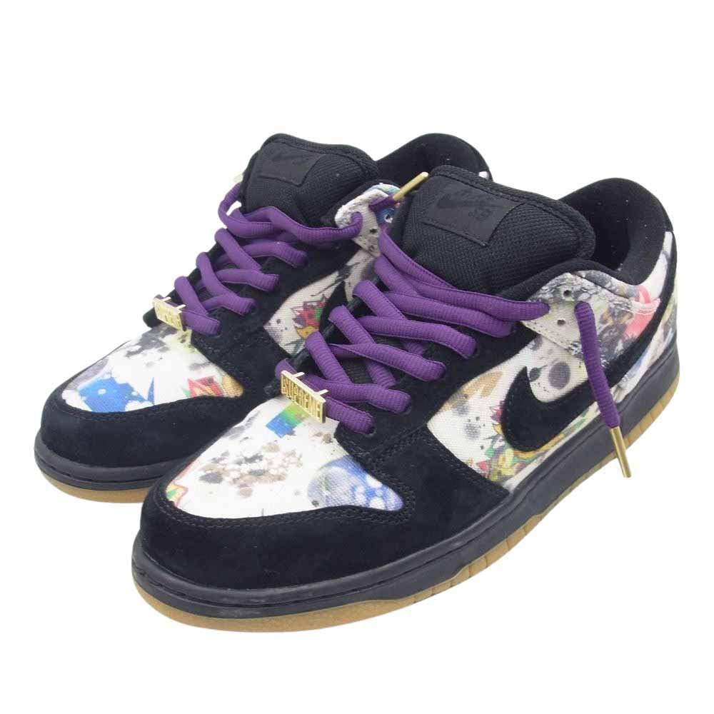 Supreme シュプリーム 23AW FD8778-001 × NIKE DUNK LOW フェイクバスターズ鑑定済 ラメルジー ダンクロー ローカット スニーカー マルチカラー マルチカラー系 27cm【中古】